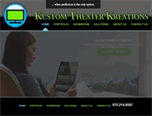 Tablet Screenshot of kustomtheater.com